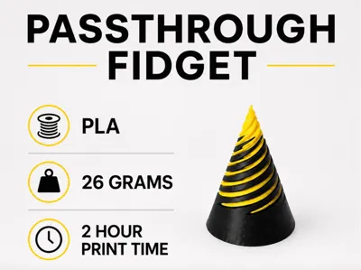 Cone Passthrough Fidget