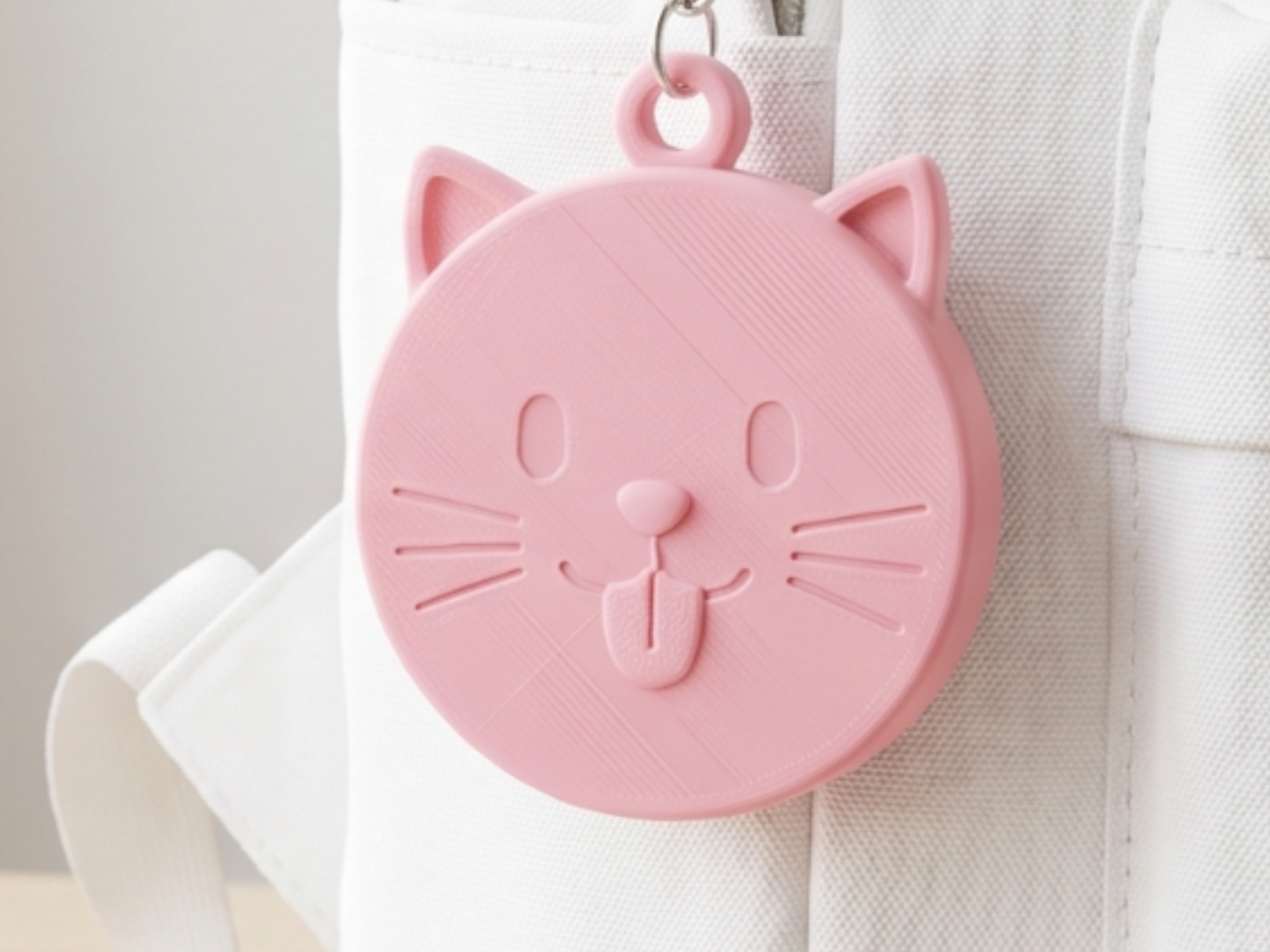 调皮猫头挂件