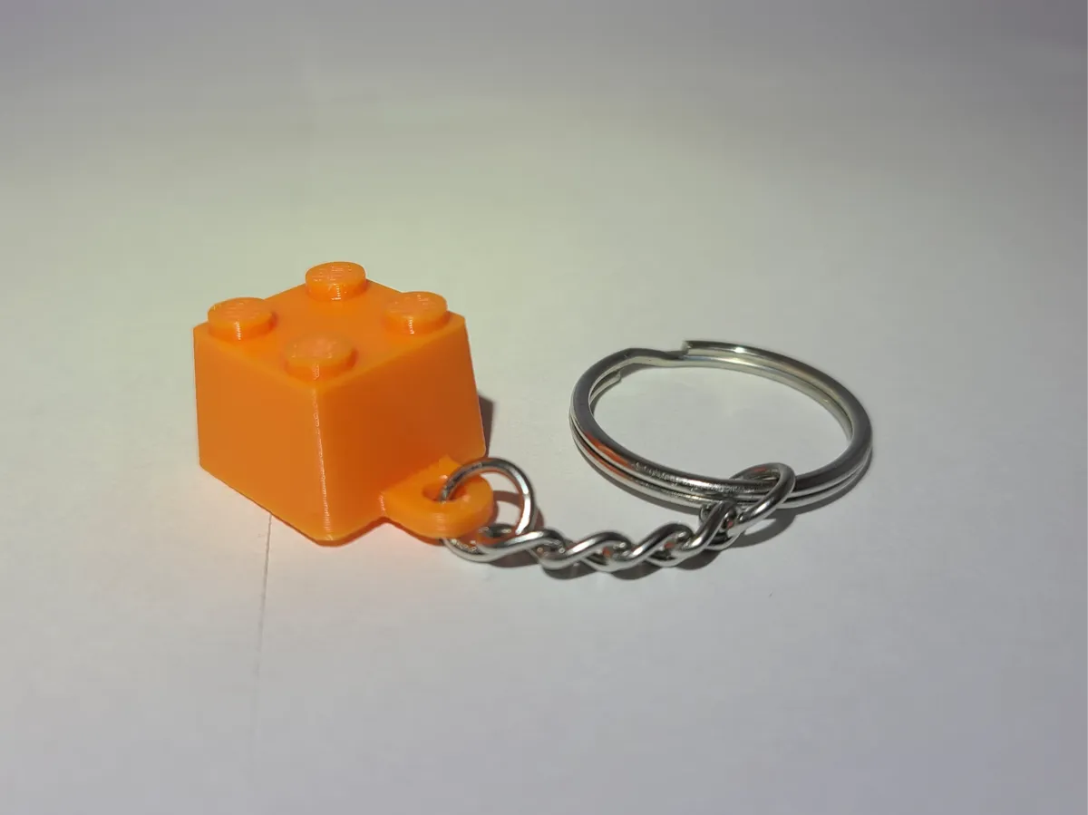 Brick key ring - Free 3D Print Model - MakerWorld