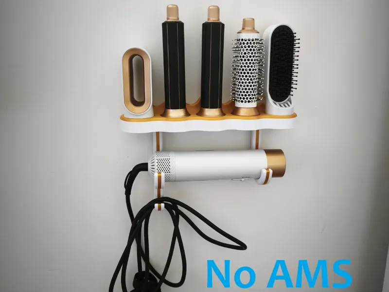 Airflow Hair Styler Wall Hanger Minimalist 3M Tape