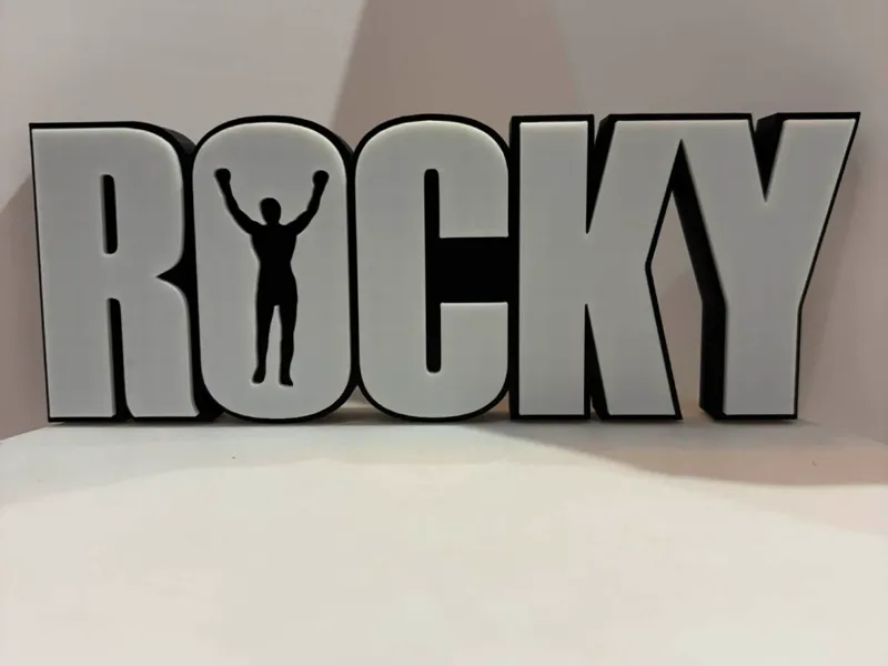 Rocky Balboa Logo - Movie Wall Art - AMS Ready