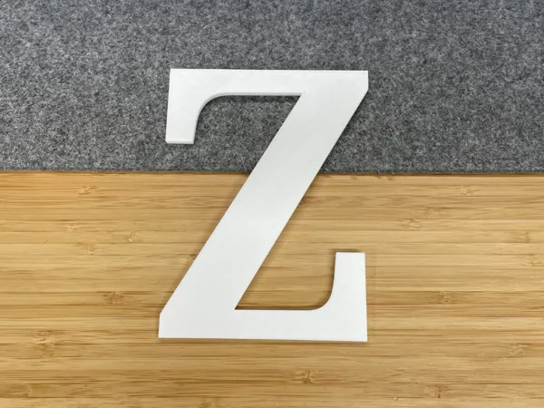 Lettre Z décorative