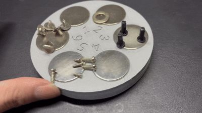 Spinnable Magnet Screw Plate Holder