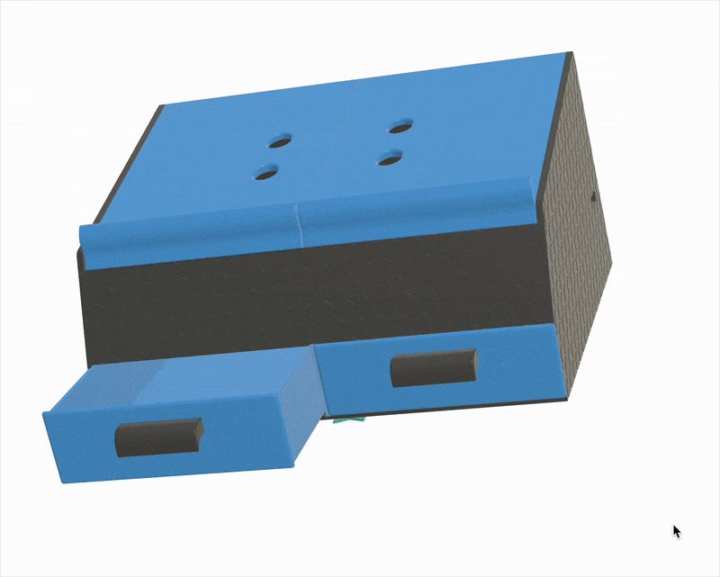 Laptop Riser with Drawers and Hideaway for Cables