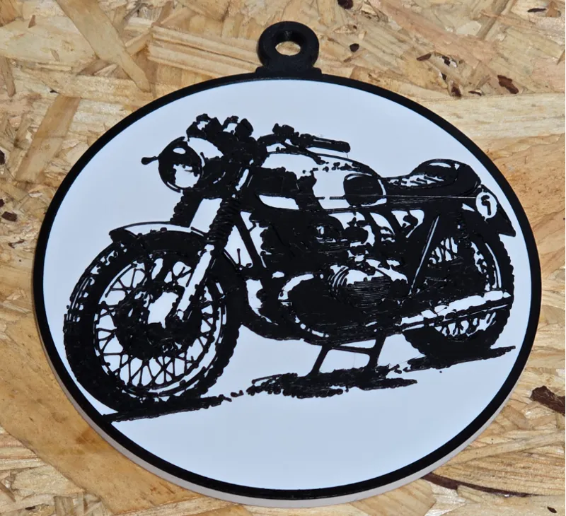 Cafe racer Christmas Ornament