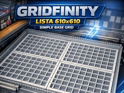 GRIDFINTIY SimpleBaseGrid for Lista 610x610mm