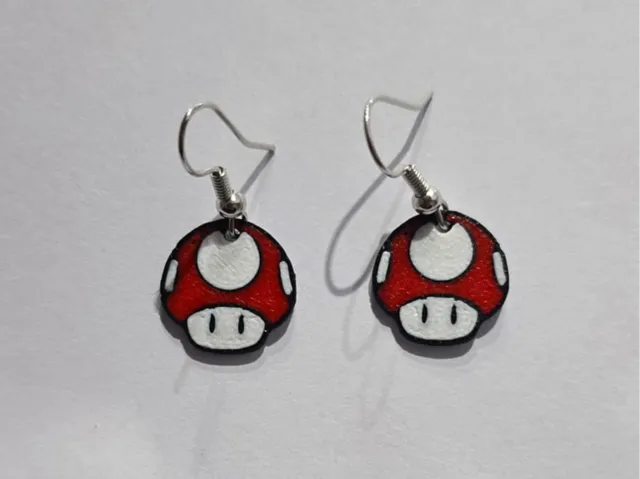 orecchini Fungo Super Mario