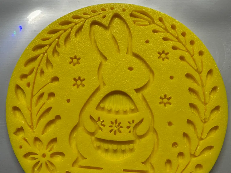 Double-sided Easter bunny decoration