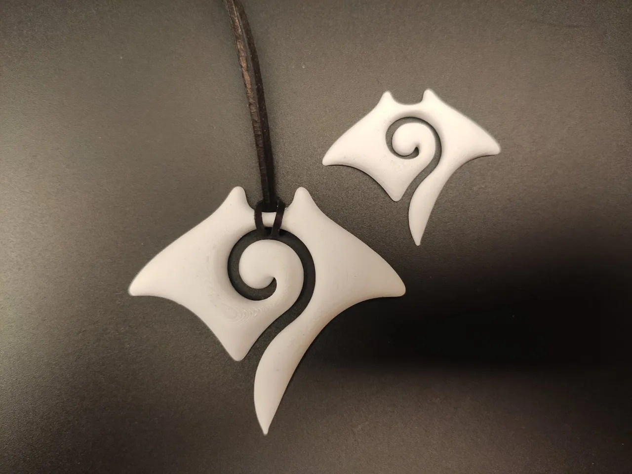 Manta Ray Pendant view 2