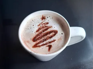 Latte Art Christmas Tree