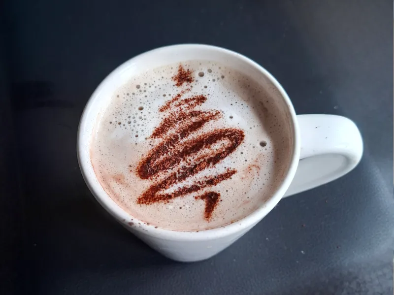 Latte Art Christmas Tree