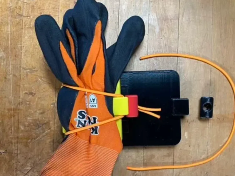 Work Glove Holder, Clip, Loop & Milwaukee M12 Clip