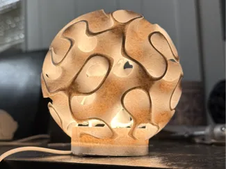 Gyroid Sphere Lamp