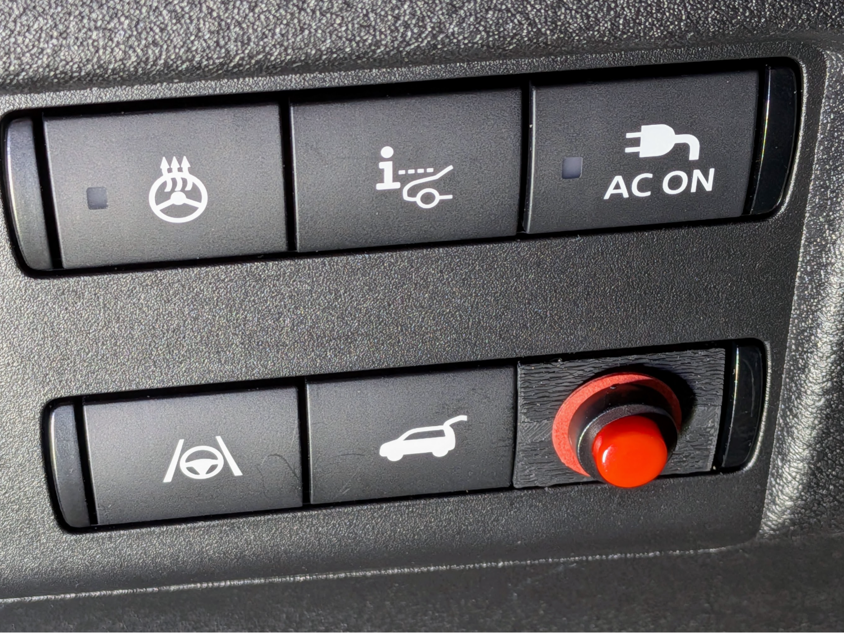 parametric Nissan switch blank 3D model