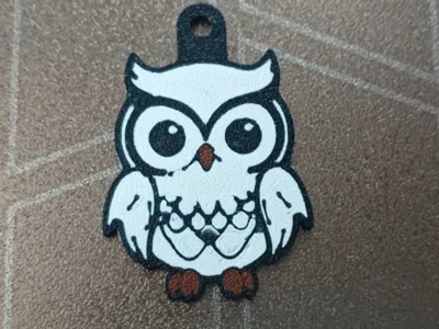 Owl keychain