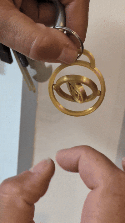 Spinning 67 Keychain Fidget(Print-in-Place)