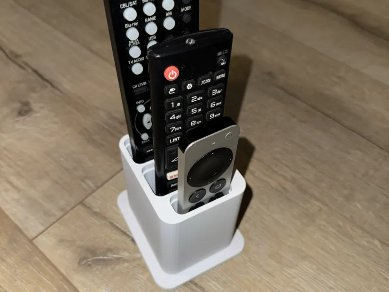 Configurable TV remote holder