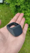 0.08mm layer, 3 walls, 50% infill, supports, low speed