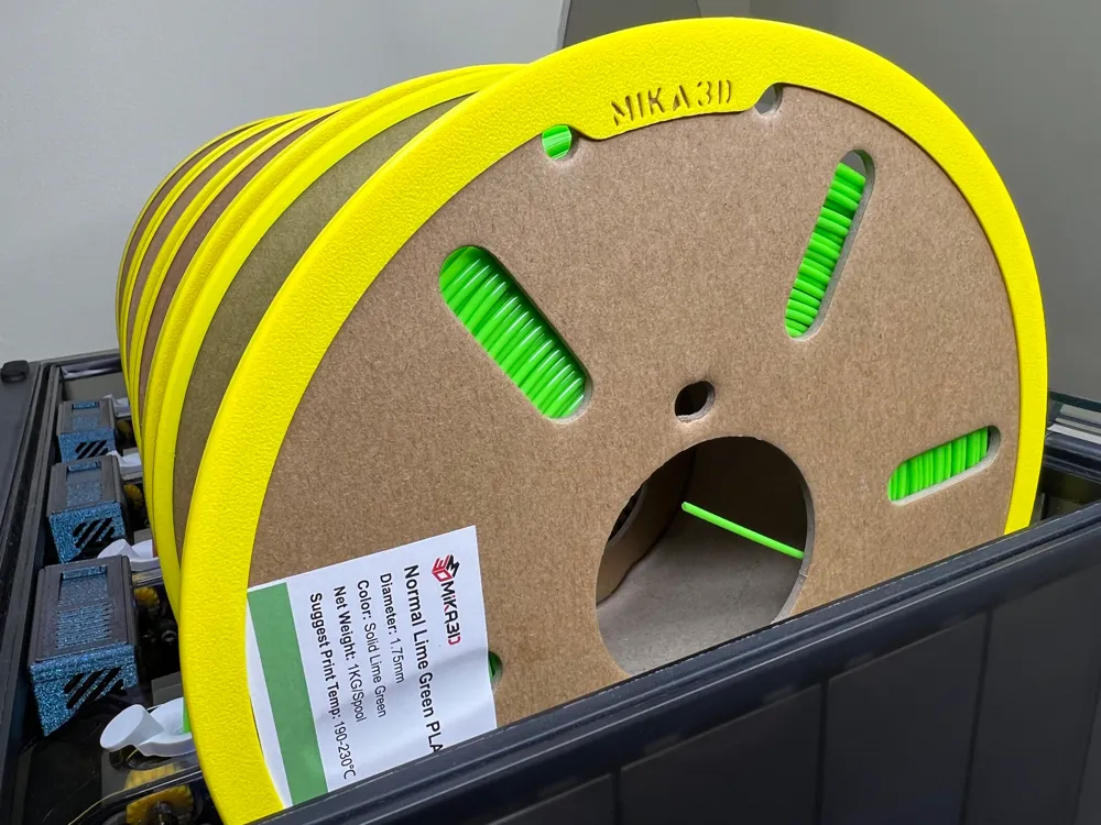 MIKA3D Bambu Lab AMS Cardboard Spool Adapter Ring - Free 3D Print Model ...