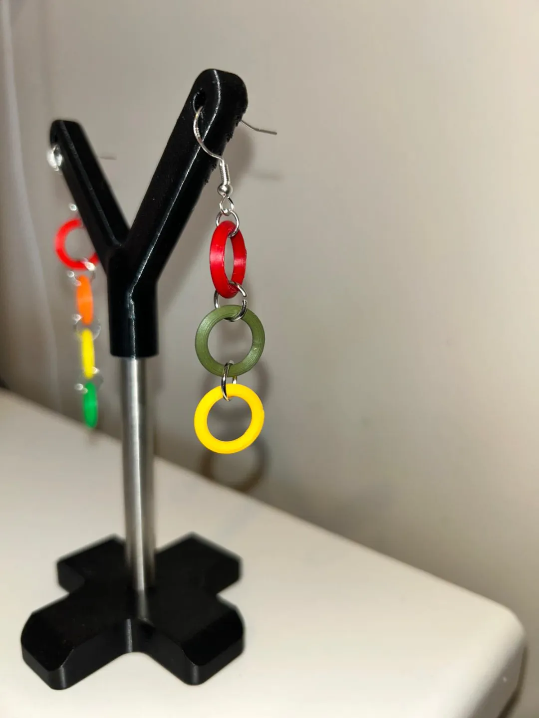 Simple hoop earrings view 2