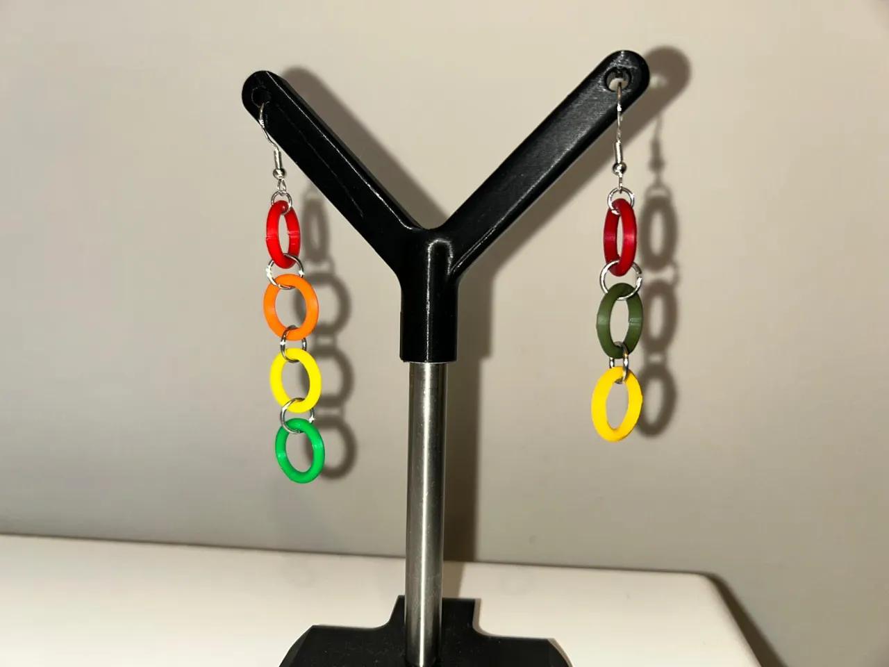 Simple hoop earrings view 4
