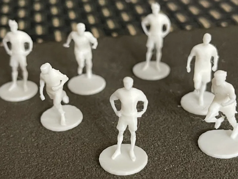 Model Train - Miniature Soccer Players