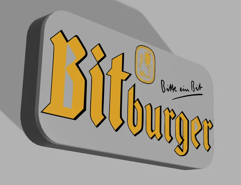Bitburger Sign