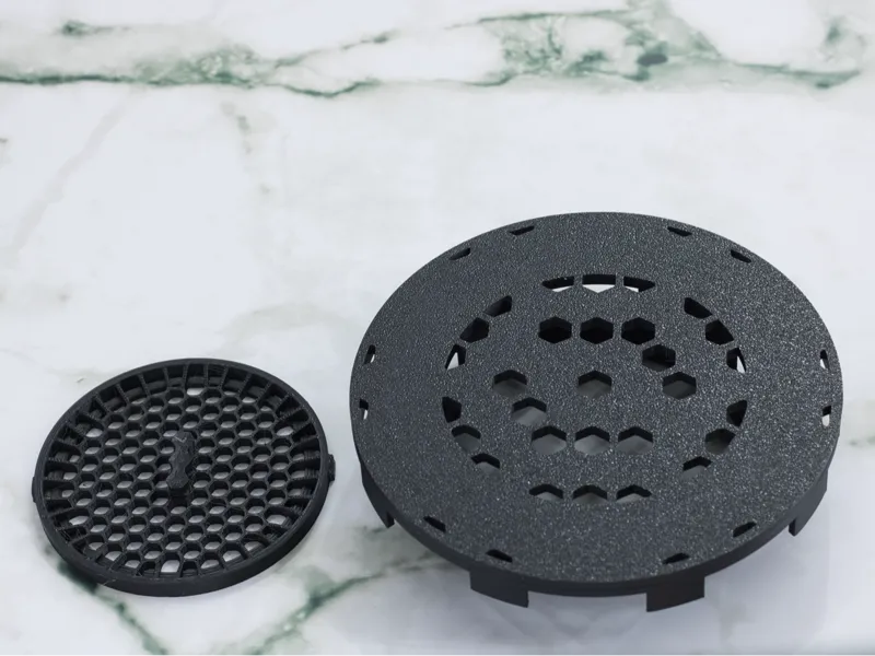 Bathroom shower drain cover with hair catcher 