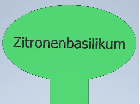 Kräuterschild