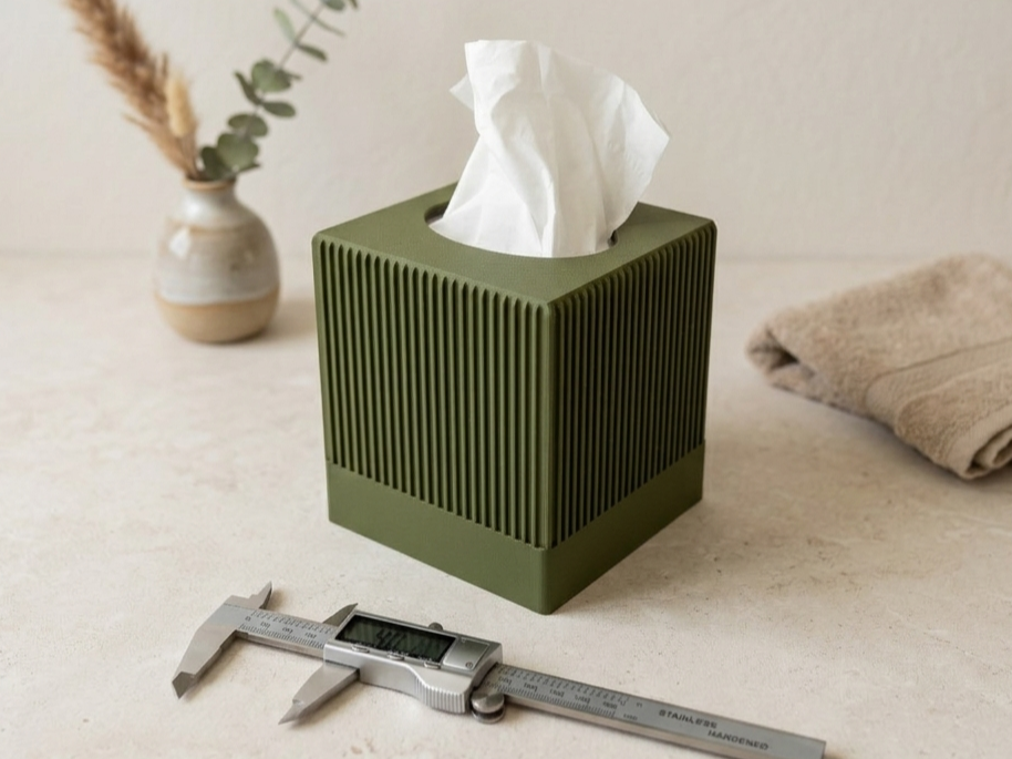 Parametric Japandi Tissue Box Cover (Customizable)