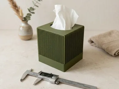 Parametric Japandi Tissue Box Cover (Customizable)