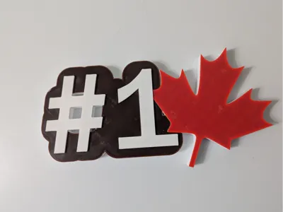 #1 Canadian Pride Magnet