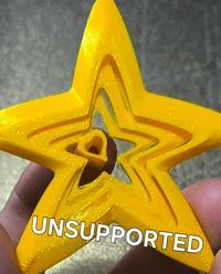 0.2mm layer, 2 walls, 0% infill