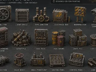 necromunda industrial scatter terrain