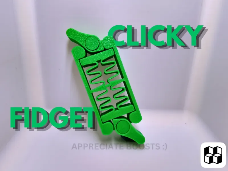 Clicky Fidget (PRINT-IN-PLACE)