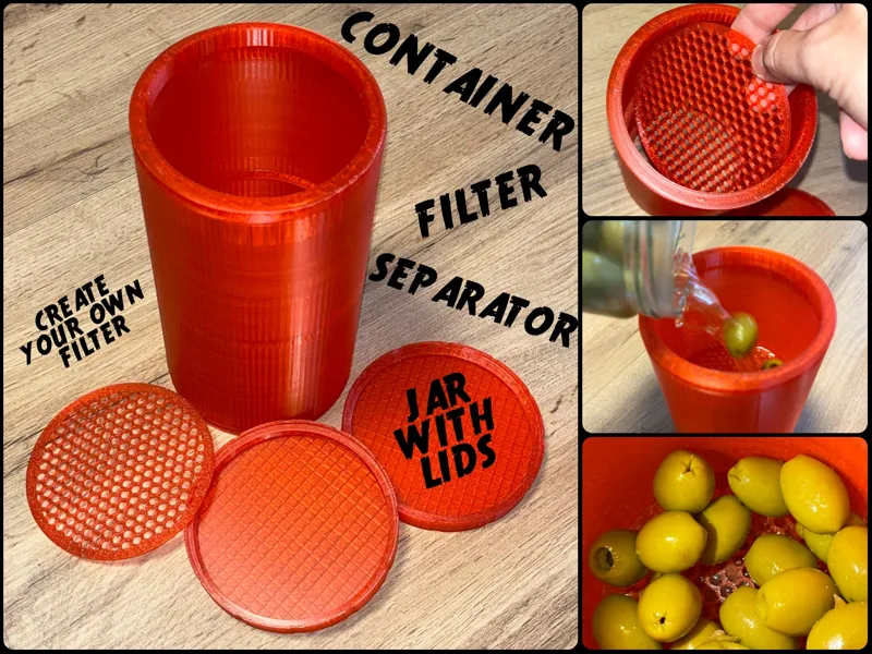 MULTIPURPOSE CONTAINER - SEPARATOR e FILTER 