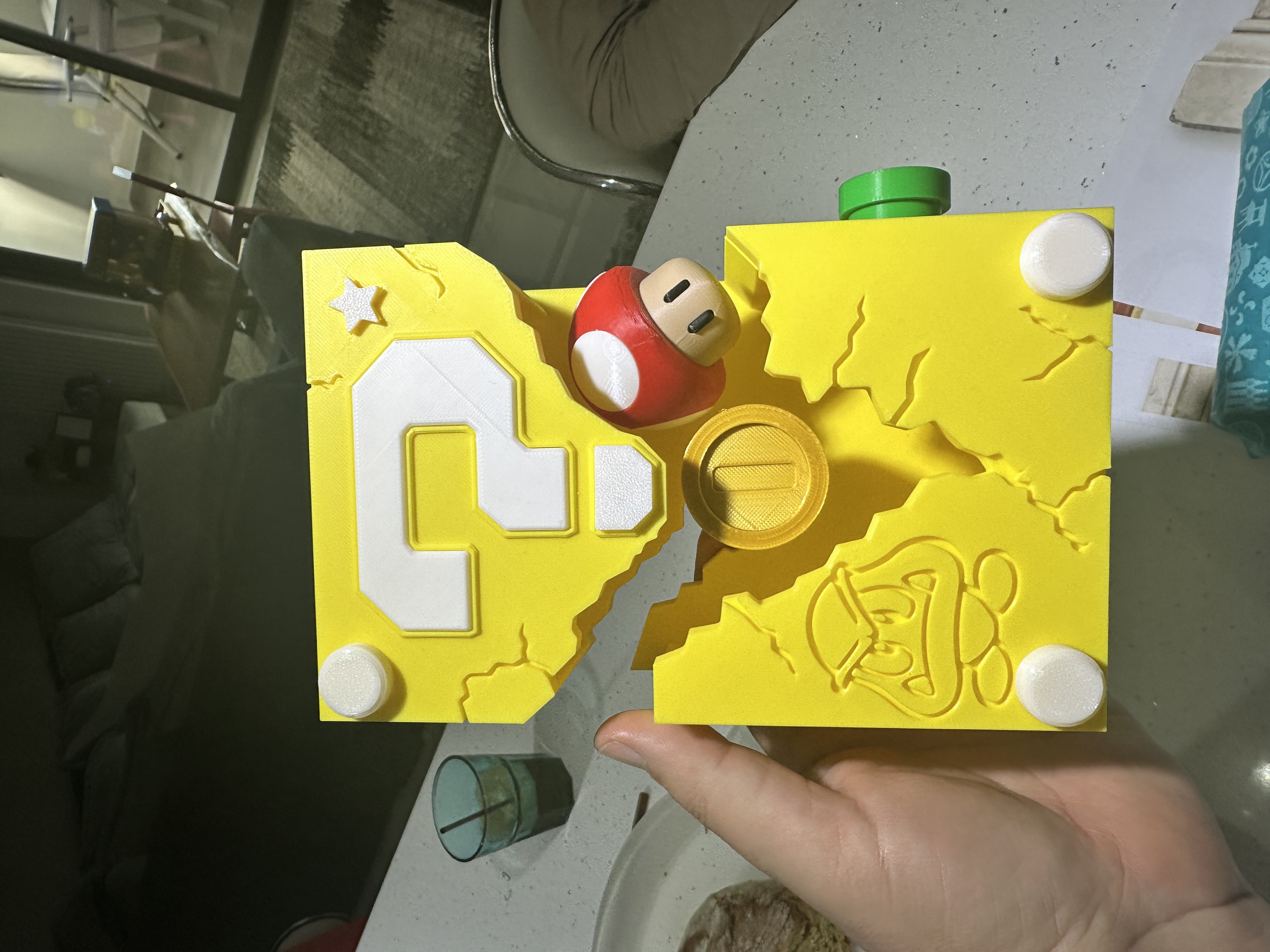 Miniatura 2 do modelo 3D Broken Brick Mario