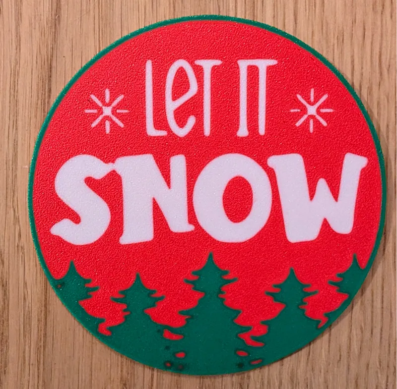 Let it snow coaster