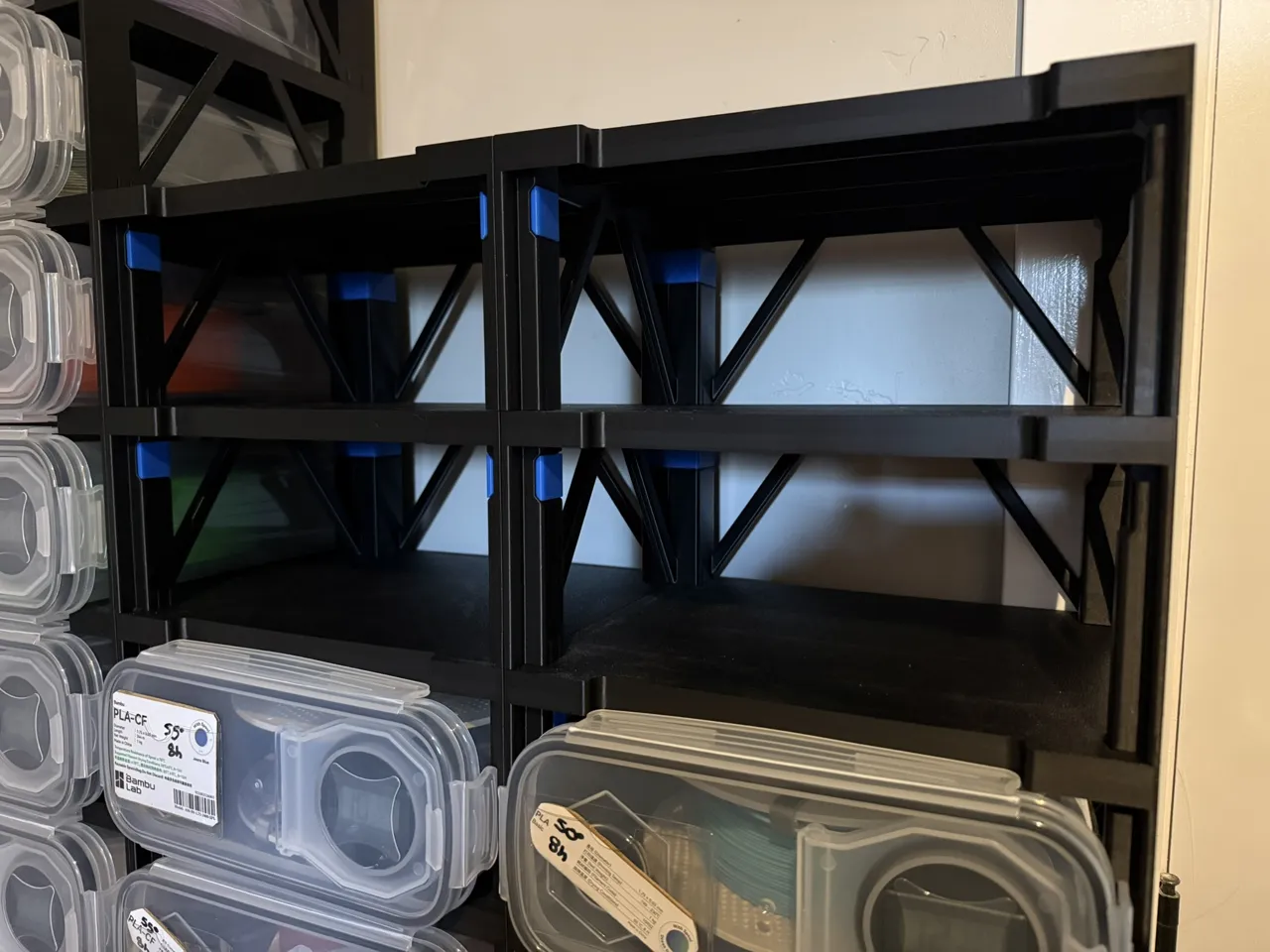 Easy-Rearrange Shelves for Filament Containers view 3