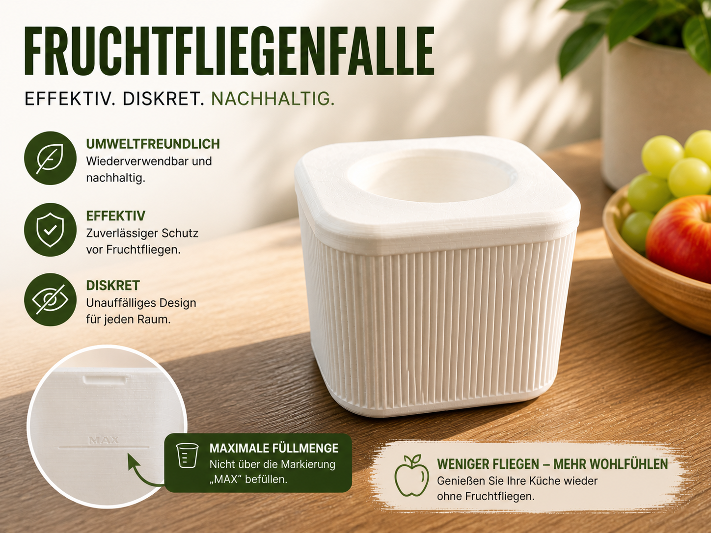 Fruchtfliegenfalle