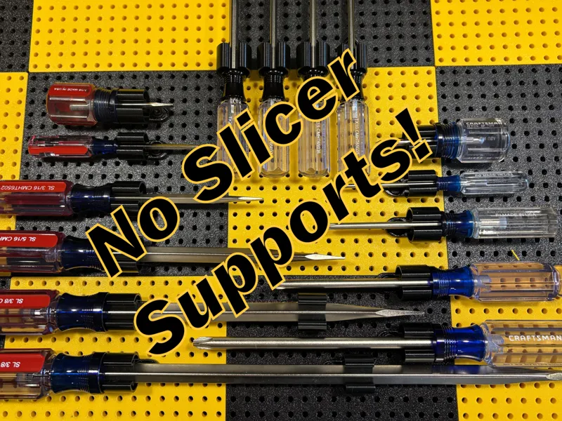 Toolgrid TPU Screwdriver Holder with locating pins
