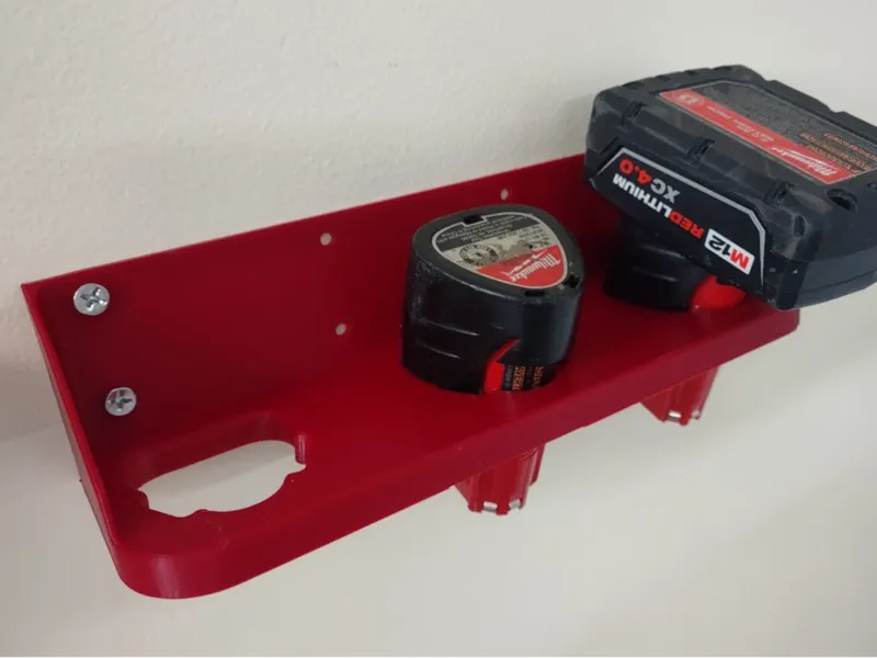 M12 Battery Holder - 3x - triple - fits both sizes