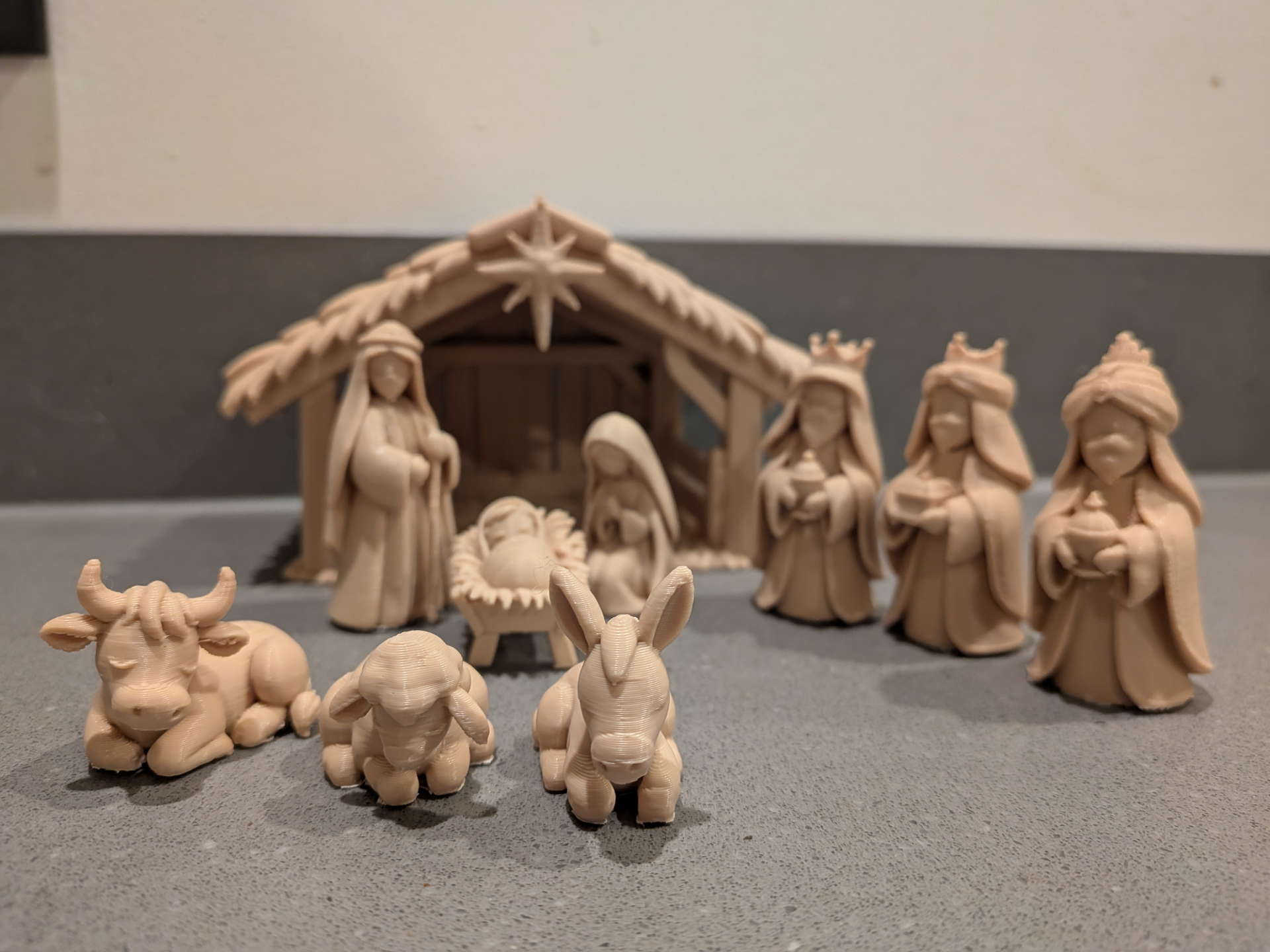 Kerst stal 3D model