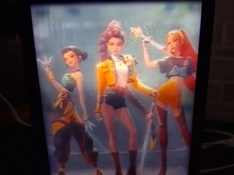 Lampada Litofania Huntrix Kpop Demon