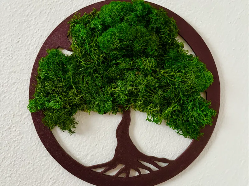 Artificial Moss Tree