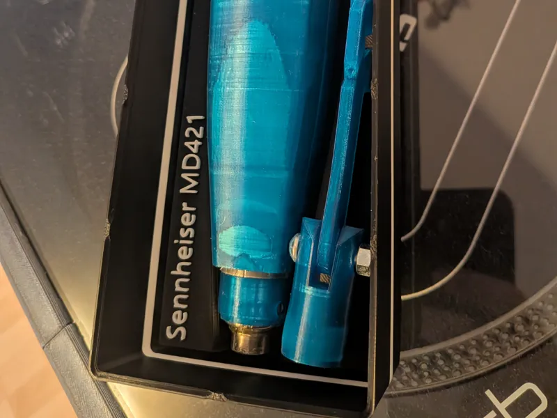 Gridfinity Sennheiser MD421 Mic Case, Micfinity!