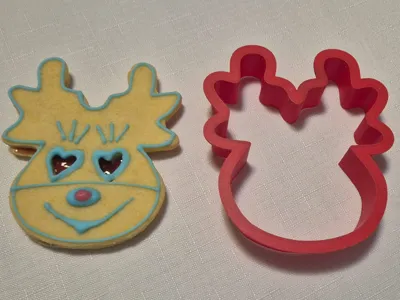 Reindeer cookie cutter
