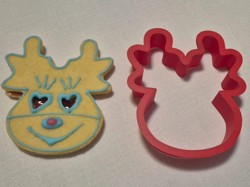 Reindeer cookie cutter