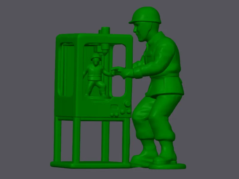 Toy Solider 3D Printing