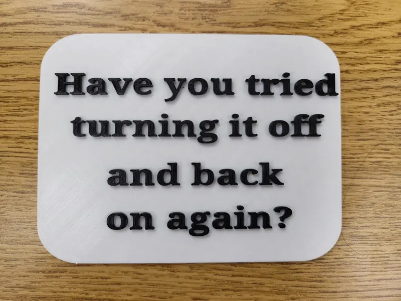 Off/On sign
